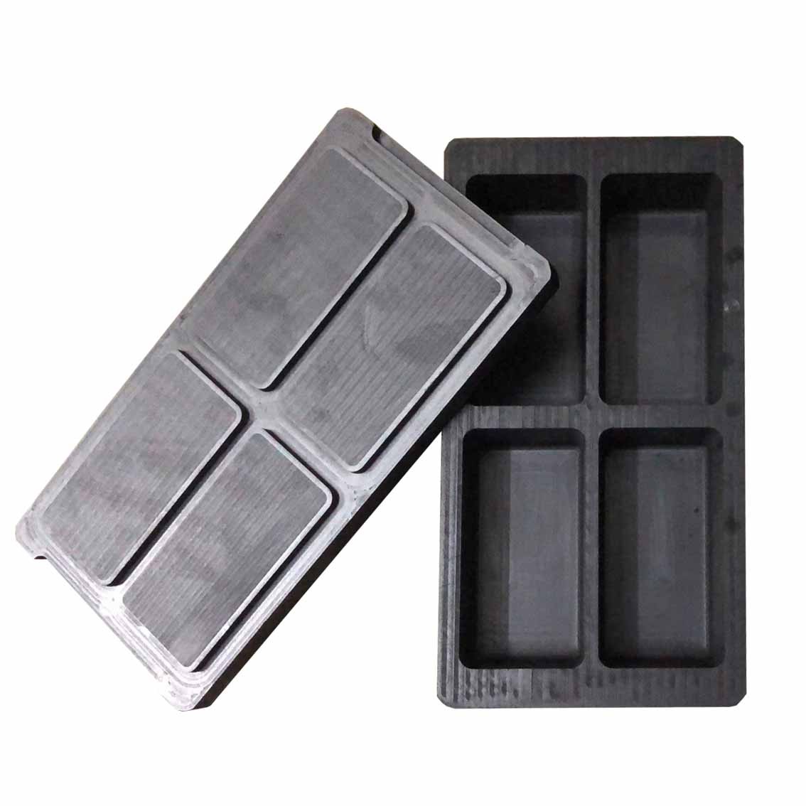 Customized high density gold silver precious metal casting graphite mould