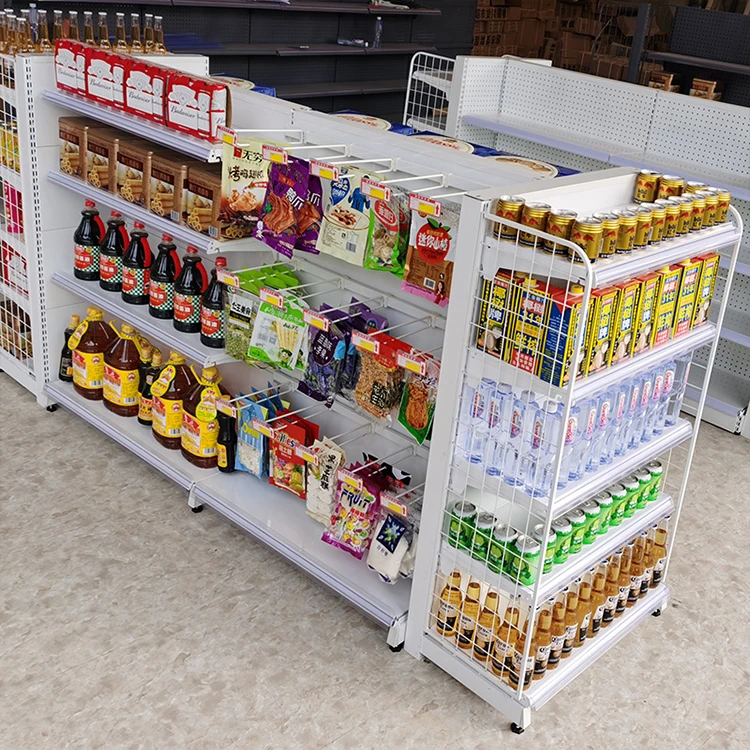 Customized Light Duty Used Grocery Store Shelf Supermarket Interior Design/Display Racks