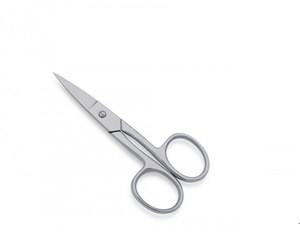 Customized Manicure Stainless Steel Cuticle Curved Nail Scissors Extra Sharp