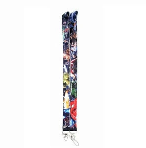 Customized Marvel Comics and Kpop Fashion Cartoon ID Lanyard with a Lobster Claw ID Clasp