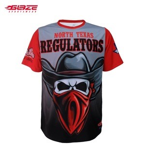 Customized mens polyester softball jersey design sublimated