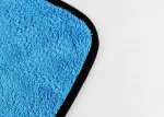 Customized Microfiber Solid Color Thick Sewed Edge Car Wash Towel Cleaning Cloth