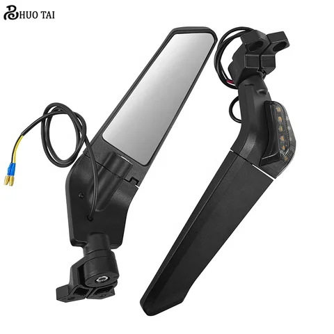 Buy Customized Motorcycle Modified Universal Fixed Wind Wing Rearview ...