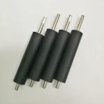 Customized OEM Machine Black Silicone Rubber High Precision Printing Small Label Conveyor Roller Platen