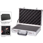 Customized Size Aluminium Carry Case Tool Suitcase Small Hard Aluminum Equipment Tool Case with Foam