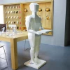Customized solid blue white mannequin for vivo store display
