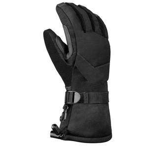 Customized Waterproof Winter Sports Goat Skin LeatherHeat Resistant Snow Ski Gloves | OEM &amp; OEM Ski Glove