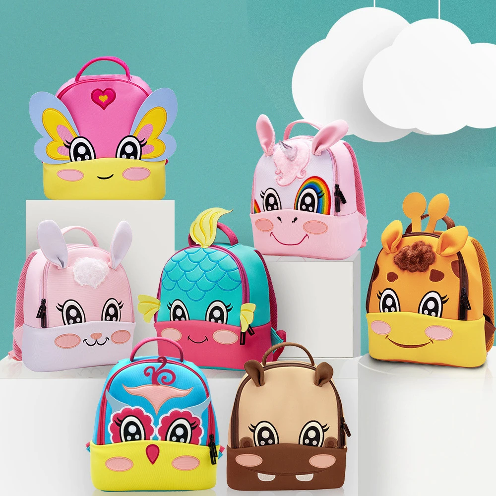 Cute cartoon  backpack school bag for kids