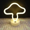 Cute mushroom shape custom neon light sign for rooms decoration