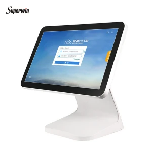 CY-75 single touch screen pos system J1800/2G/32G/Wifi/LED8N customer display cashier machine terminal pos