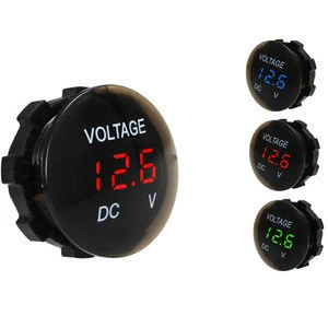 DC 12V-24V Digital Panel Voltmeter Voltage Meter Tester Led Display For Car Auto Motorcycle Boat ATV Truck Refit Accessories