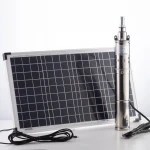 DC well pump with built in solar pump inverter &controller solar power water pump ofDC solar submersible solar water pump