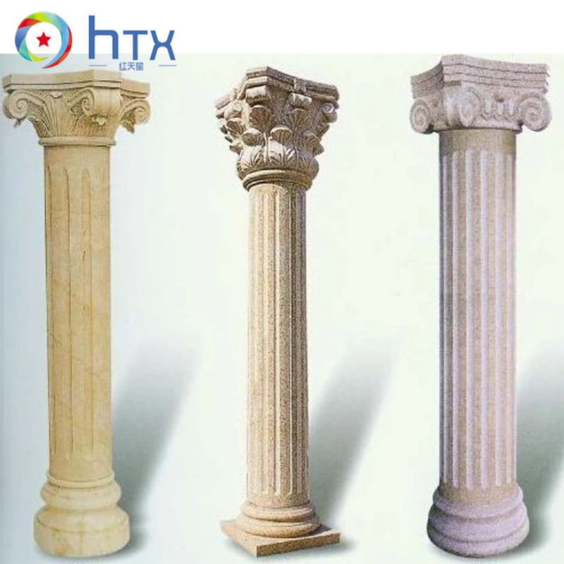 decoration Plastic building mould concrete roman pillar molds for cement columns