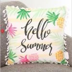 Decorative high quality tassel velvet cushion cover