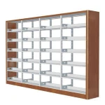 decorative library furniture metal bookshelf