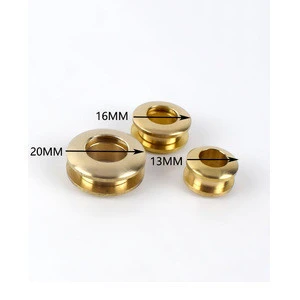 Deepeel KY320 11-28mm Solid Brass Screw Eyelets Leather Craft Grommets Accessory for Bag Garment Shoe Clothes Jeans Decoration