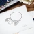 Import Designer evil blue eye Hand of fatima adjustable women jewelry charm bracelet bangle from China