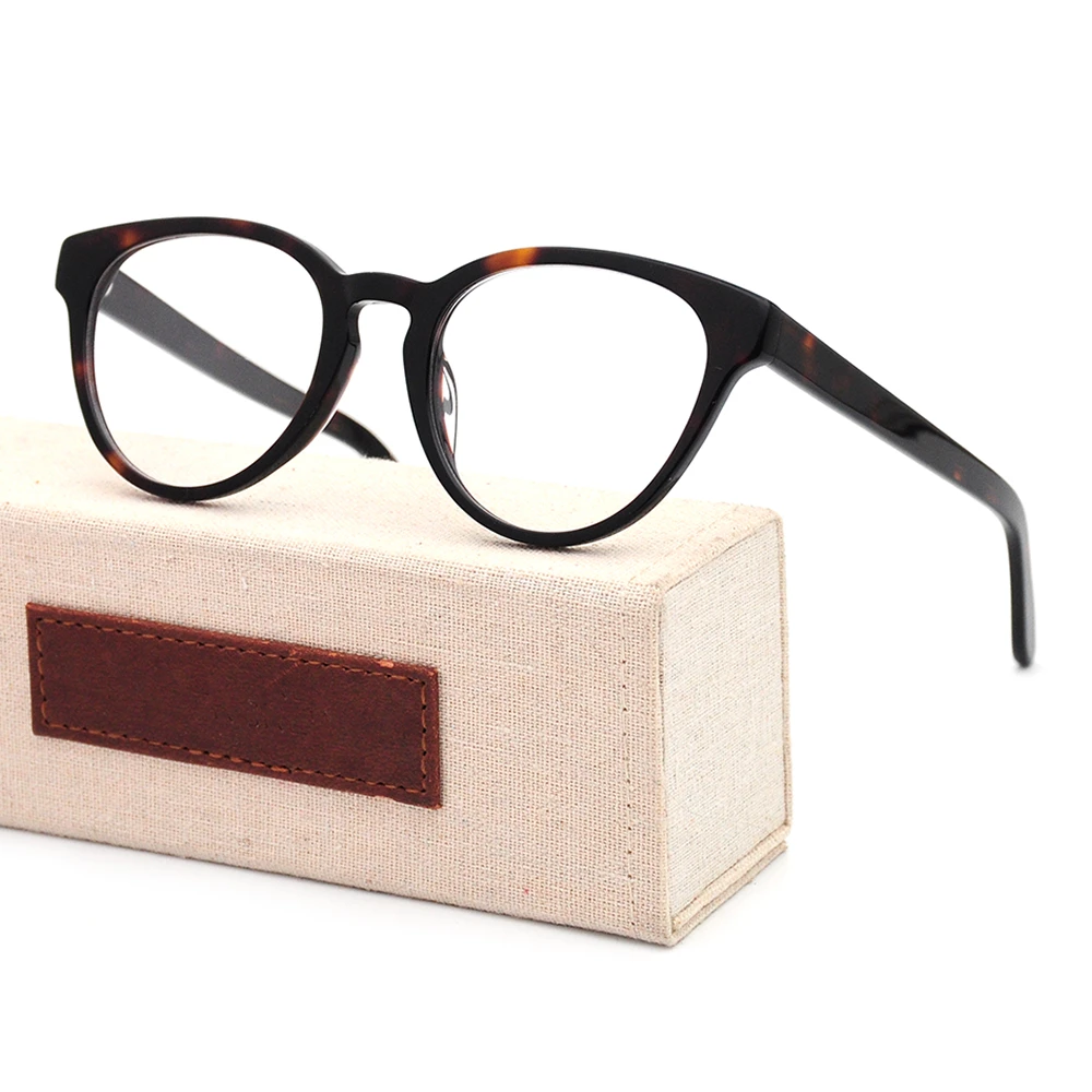 Designer handmade acetate glasses factory direct OEM high quality custom logo acetate optical frame eyeglasses