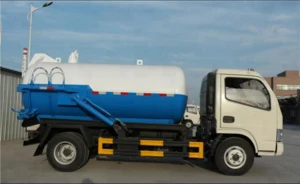 Diesel Fuel Type and Manual Transmission Type sewage suction truck, waster water suction truck for sale