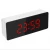 Import Digital Temperature Large Display LED Screen Mirror Alarm Clock With USB Charger from China