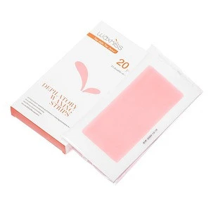 Direct factory Ready-to-use waxkiss face depilatory hair removal wax strips