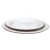 Import Dish serveware pure white chinese plate set dinnerware, 4 pack melamine plastic hotel rustic restaurant ware from China