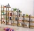 Import Display Wooden Side Steel Bookshelf,Household Steel - wood combination bookcase from China