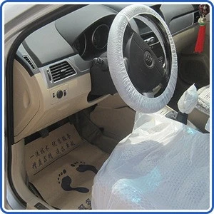 disposable plastic car steering wheel cover