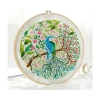 DIY Embroidery Kits for Beginners Full Range Handmade Cross Stitch Kits Needlepoint Crafts for Adults with Peacock Patterns