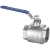 Import DN15 2pc type stainless steel ball valves with internal thread of 201 stainless steel water oil and Steam from China