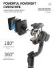 Dodoup Q08 Gimbal Stabilizer 360 Rotation For Phone Selfi Stick With Hidden Tripod Mobile Single Axis Gimbal Video for Tiktok