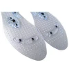 dongguan hot selling full length clear PVC flat foot arch support orthotic magnetic massage acupuncture insoles