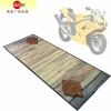Dotcom Printed Branded Logo Motorcycle Pit Rubber Carpet Customized Motocross Garage Floor Mat