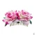 Import Double flannel rose hair comb red rose hair accessories rose fork comb from China