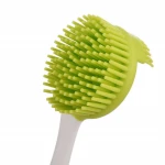 Double Side Use Household Cleaning Tools Long Handle Silicone Brush