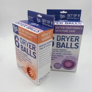 dryer balls with color box, natural laundry ball