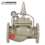 ductile iron 500X PN16 water pressure hydraulic relief valve