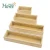 Import Durable Bamboo Kitchenware Custom Logo Household Kitchen Storage Bamboo Cutlery Tray set 3 from China