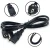 Import durable EU plug 3 prong 3 pin power cable wire ac extension laptop pvc power cable cords for printer/computer from China