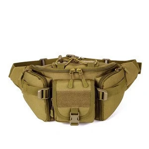 Durable Tactical Polyester Fanny Pack Military Waist Bag For Men With Multi Pockets