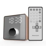 Easiny MX-02UR digital alarm clock usb MP3 player for desktop pc portable wireless outdoor amplifier hifi bass TWS car speaker