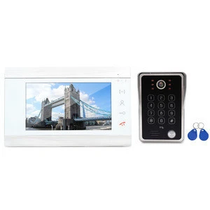 Easy install interphone AHD video door phone RFID Card& Keyboard & Fingerprint access control