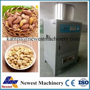 Easy operation stainless steel automatic peeling machine/cashew nut machines/anacardium occidentale shelling machine