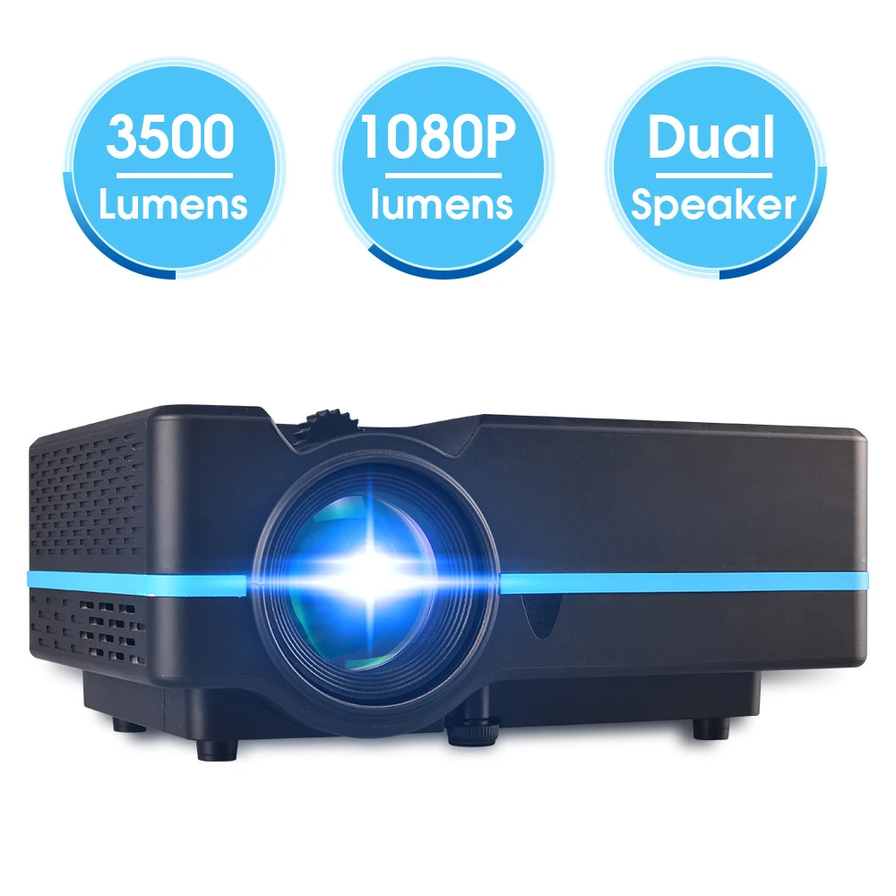 EC-P10 Wireless Mirroring Android WiFi Mirroring laptop projector LED Projector for Home Entertainment Business