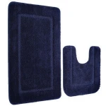 Eco-friendly Hot sales bathroom mats quick water absorption microfiber non-slip bath mat