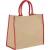 Import eco-friendly large jute burlap grocery shopping tote bag from China