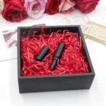 Eco friendly red color recyclable gift tissue paper shred curley shredded crinkled shoe packaging tissue box stuffing paper