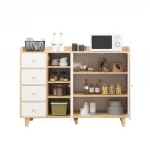 Economical household living room density board dining side cabinet cabinet