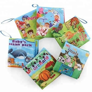 educational learning soft not torn baby cloth book