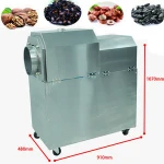 electric automatic cashew nut processing machine / peanut roasting machine / coffee roaste